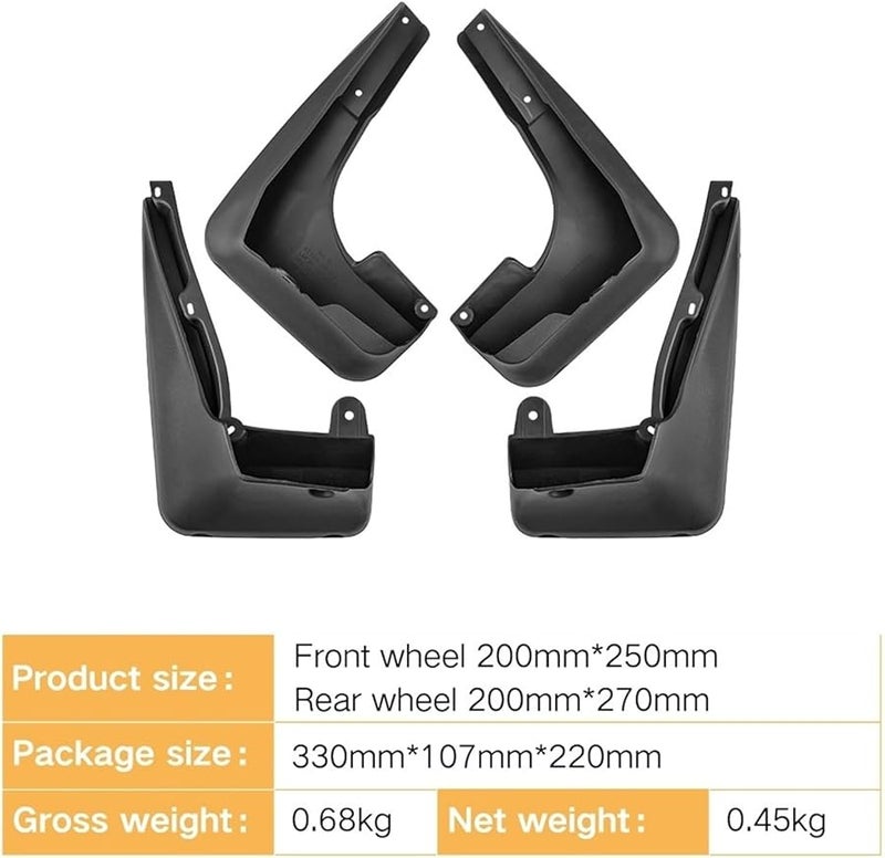 BMW 1 Series E87 120i 2007 2011 Front Rear Fender Splash Guard Set - Image 5