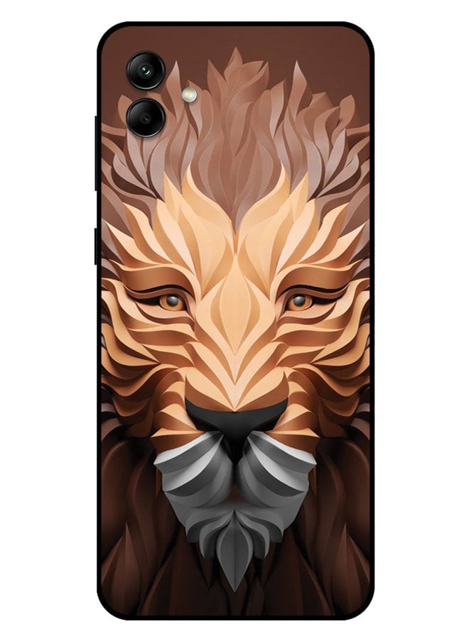 EYE CATCH Printed Protective Case Cover For Samsung Galaxy A04E -  Brown Lion - Image 1