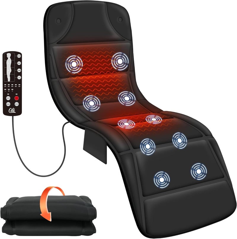 CILI Full Body Massage Mat with Heat Vibration Back Massage Pad Full Body Massager for Neck Back Pain Massage Mattress Pad Gifts for Men Women - Image 1