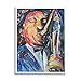 Stupell Industries Stupell Industries Expressive Jazz Saxophone Contemporary Musician Portrait, Designed by Allayn Stevens White Framed  - Image 2