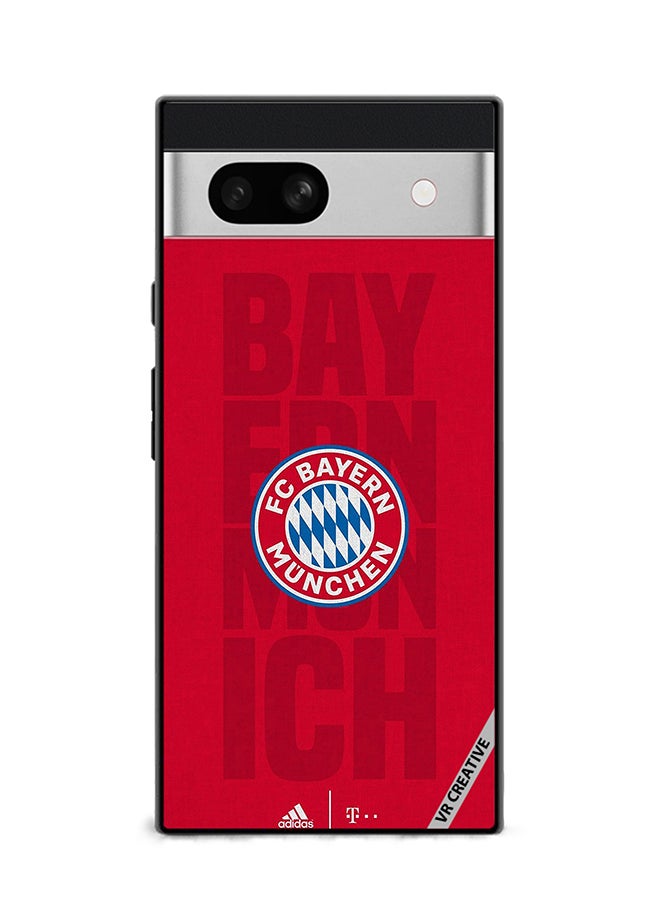 VR CREATIVE Protective Case Cover For Google Pixel 7a Fc Bayern Munich Design Multicolour - Image 1