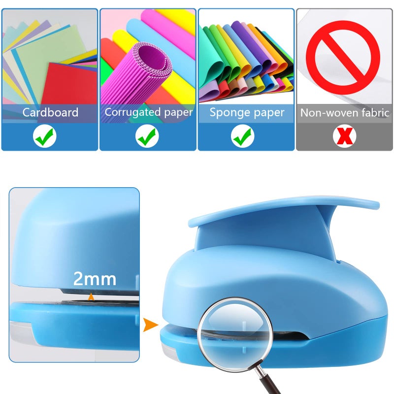 LOONENG 2 Inch Circle Punch, Circle Shape Lever Action Craft Punch, 50mm Round Shape Circle Hole Punch for Paper Crafts, Cardstock, Gift Wrapping, Greeting Cards and Scrapbooks - Image 5
