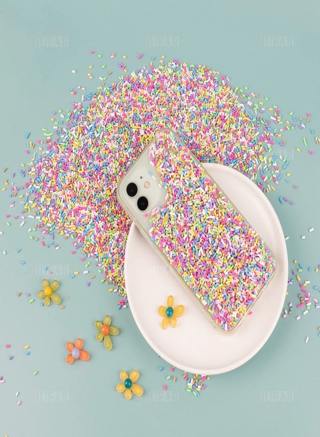 AUEAR, 100g Colorful Fake Candy Sweets Sugar Faux Sprinkles Polymer Resin Sprinkle Clay Nail Art Slices for DIY Crafts Phone Case Cake Dessert Simulation Food Decorations(Color B) - Image 4