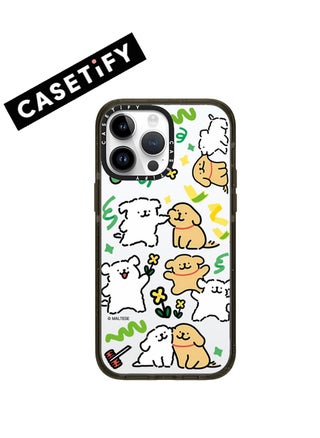 Clear with Whimsical Doodle Accents