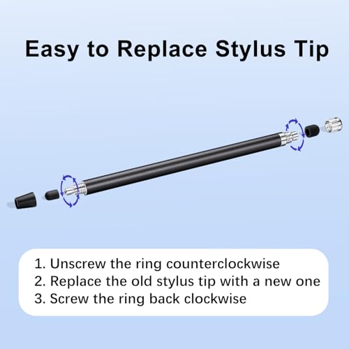 ChaoQ Stylus Pen for Touchscreen, 6pcs High Sensitivity and Precision Stylus Pen for iPad iPhone Android Suitable for All Touch Screens - Image 5