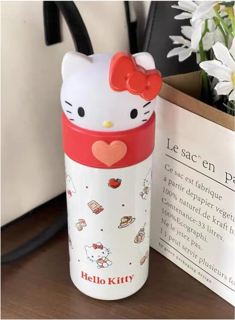 هالو كيتي كوب ماء هيلو كيتي من الفولاذ المقاوم للصدأ 316 معزول بدرجة الطعام 350 مل - Image 3
