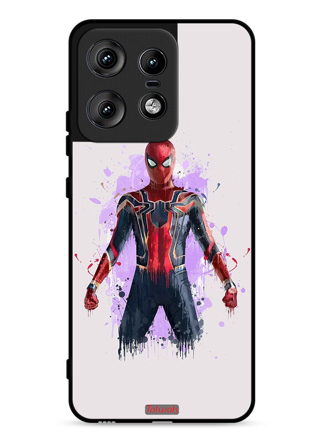 Tolwak Motorola Edge 50 Pro 5G Protective Case Cover Iron Spider Artwork - Image 1