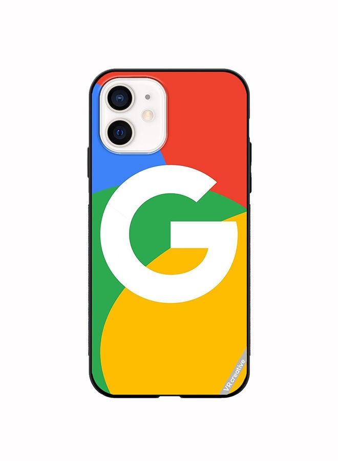 VR CREATIVE Protective Case Cover For Apple iPhone 12 mini Google Logo Design Multicolour - Image 1