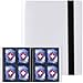 GEAoffice Small Card Binder 4 Pocket Trading Card Collection Album Folder 160 Side Loading Pocket Binder for TCG MTG Sports Game Cards Gifts for Card Collectors White - Image 3