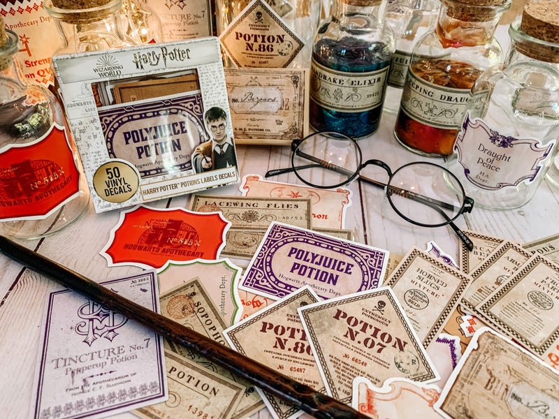 Conquest Journals Harry Potter Potions Labels Stickers, Official Labels from The Wizarding World, Waterproof, UV & Scratch-Resistant Decals, Potterfy All The Things, Officially Licensed (60-Count) - Image 2