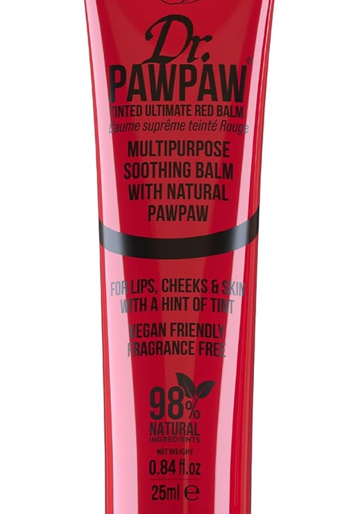 Dr.Pawpaw Tinted Ultimate Red Balm For Lips & Cheeks 25 ml - Image 1