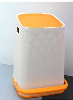 ماركة غير محددة سلة مهملات بغطاء,مصنوعة من مواد متينة عالية الجودة.  - Image 3
