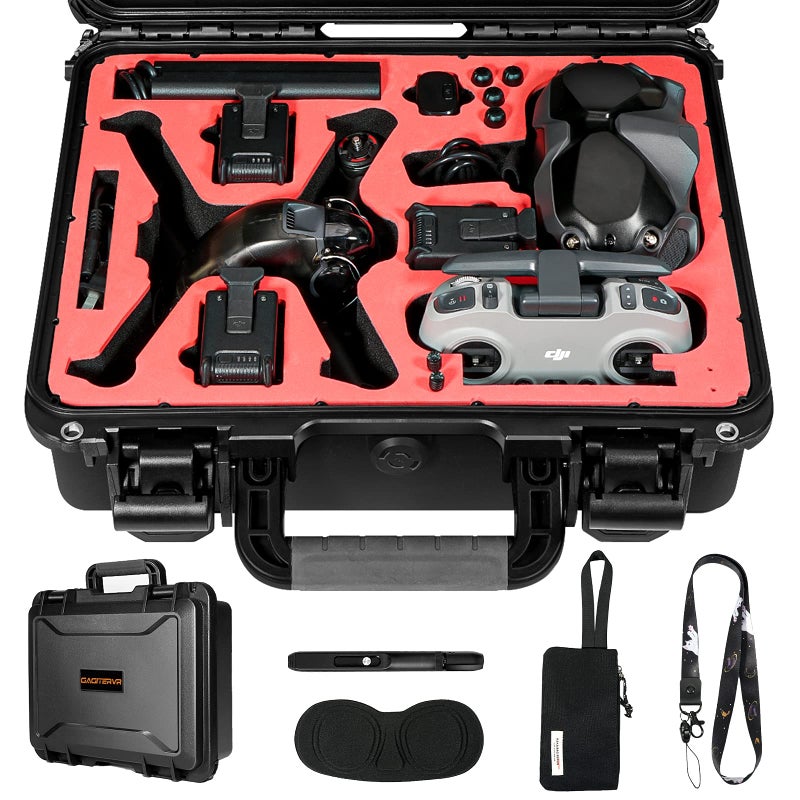 GAGITERVR Hard Carrying Case for DJI FPV Drone Waterproof Suitcase for FPV Combo Fly More and Accessories Safe and Portable - Image 2