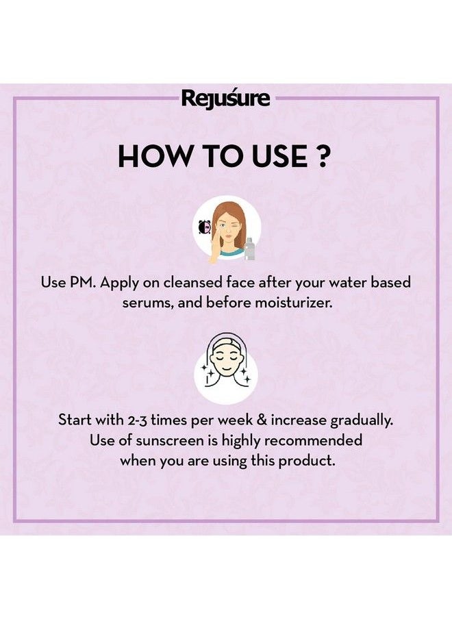 Rejusure - 2% Salicylic Acid Face Serum Reduces Open Pores & Excess Oil Fights Blackheads Best For Acne Prone & Oily Skin ; For Men & Women ; Cruelty Free & Dermatologist Tested 10Ml - Image 1