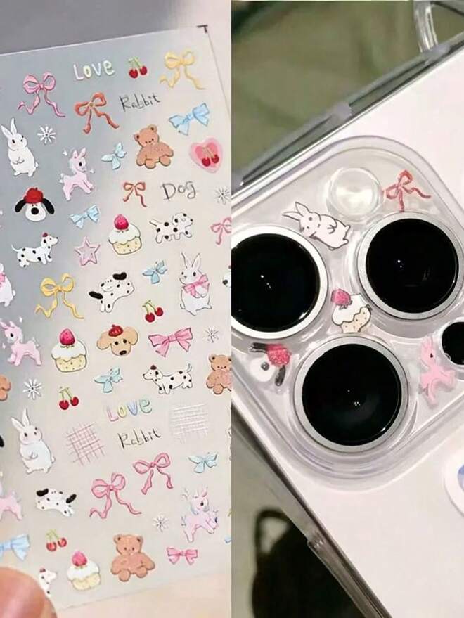 1pc Korean Ins Style Lens Decorative Sticker, Glue-Free Self-Adhesive DIY Lens Ring Decor, Minimalist Versatile Phone Case Lens Frame Decoration Material, Small Exquisite Atmospheric Phone DIY Decorative Accessory