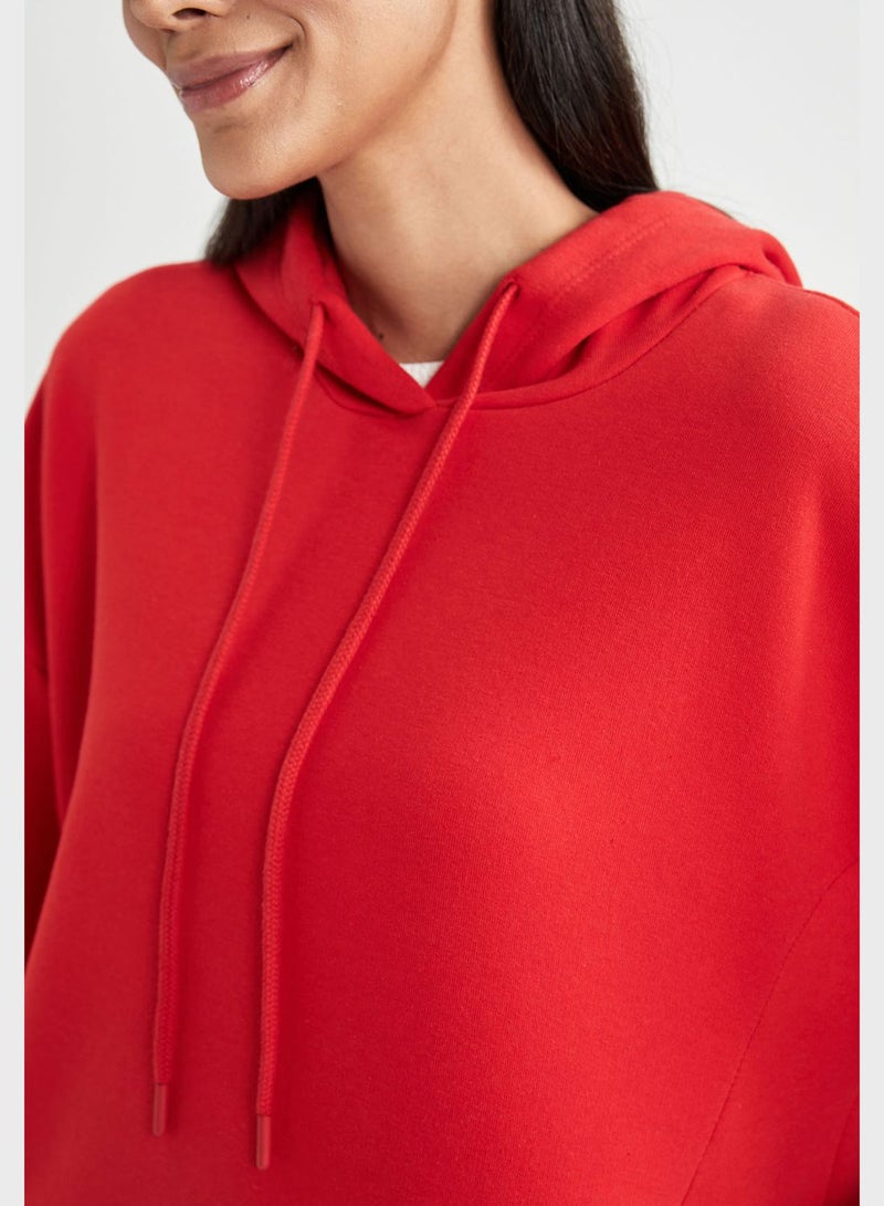 DeFacto Oversized Knitted Sweatshirt - Image 3
