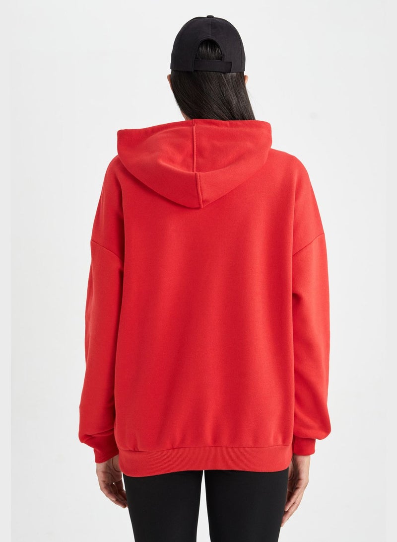 DeFacto Oversized Knitted Sweatshirt - Image 2