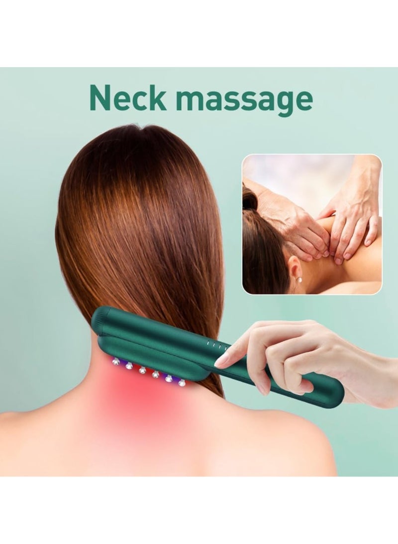 general LED Hair Brush Electric Hair Growth Comb Anti-Hair Loss Massage Therapy EMS Massager with Red RF Infrared Light - Image 3