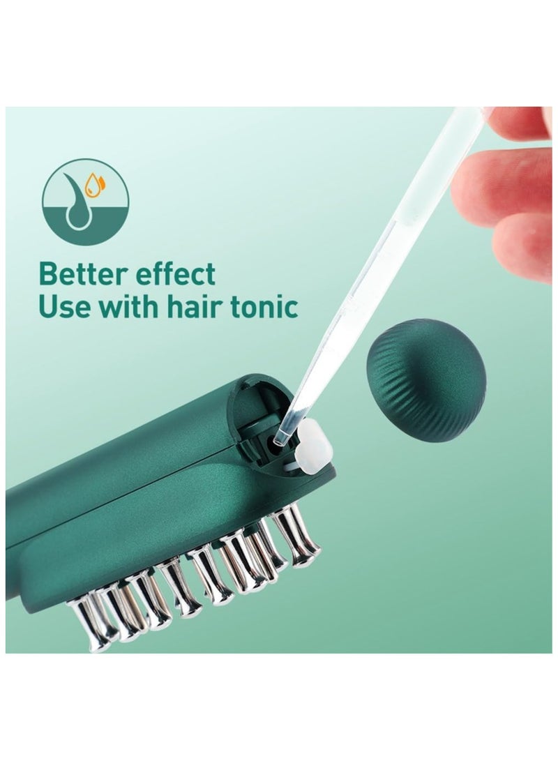 general LED Hair Brush Electric Hair Growth Comb Anti-Hair Loss Massage Therapy EMS Massager with Red RF Infrared Light - Image 4