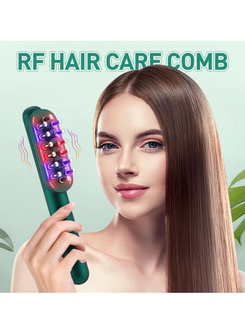 general LED Hair Brush Electric Hair Growth Comb Anti-Hair Loss Massage Therapy EMS Massager with Red RF Infrared Light - Image 5