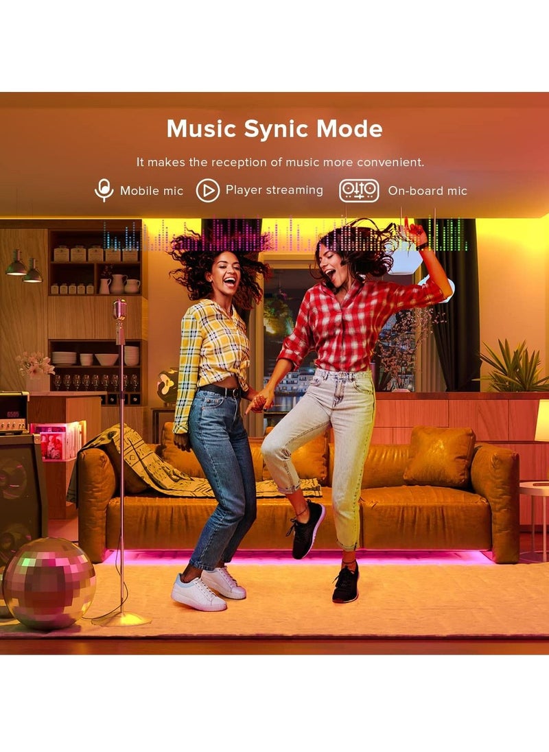 SYOSI - Bluetooth SP611E Sync Music Controller Timer Mode with Dual Signal Output 600pixels/port for LED Module Pixel Strip Light APP/3Key Button/IR Remote Control - Image 1