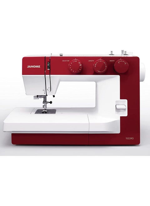 Janome Sewing Machine Model 1522RD (Color: Red )