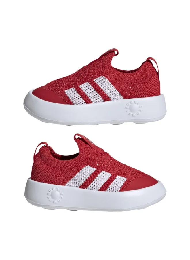 Adidas Bubblecomfy I Red Sportswear Shoes For Infant 3K