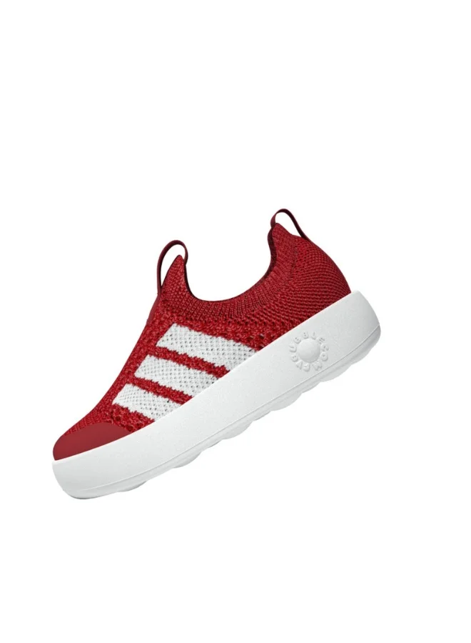 Adidas Adidas Bubblecomfy I U Red Sportswear Shoes For Kids