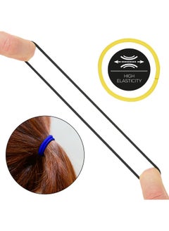 Expressions Expressions 216-Piece Hair Ties, 4mm Bright Colors Value Pack, No Metal Ponytail Holders For Thick, Curly, and All Hair Types  - Image 5