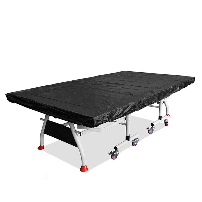 Parthan Parthan 110x59 PingPong Table Cover Waterproof Outdoor Indoor Table Tennis Protective Cover Breathable Polyester Black