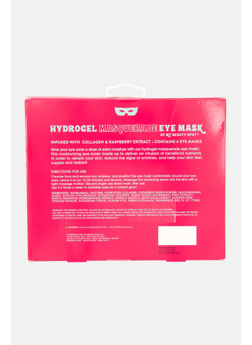 My Beauty Spot - Hydrogel Masquerade Eye Mask, Pink - Image 1
