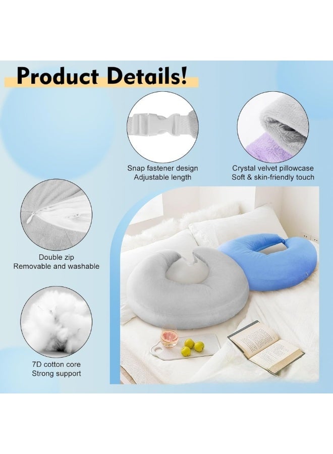 NIBEMINENT ErgoFlex Pro Support Pillow: Multi-Position Arm & Back Rest for Reading, Gaming, Maternity Care & Post-Op Recovery for Gamers/Office Workers/Expectant Mothers - Image 2