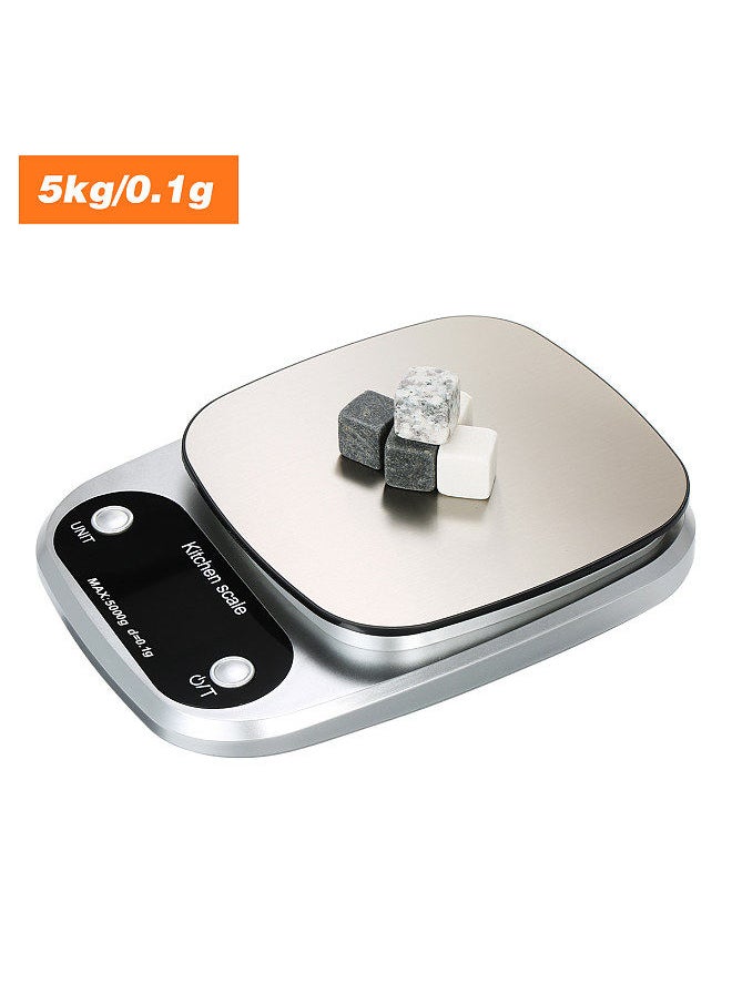 Generic - High Precision Digital Scale with Waterproof Surface 5kg/0.1g Portable Kitchen Scale Baking Scale - Image 1
