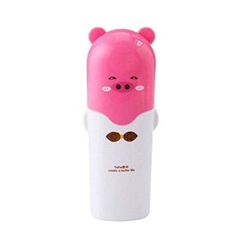1 Piece Portable Dirt-Resistant Plastic Toothbrush Case Travel and Daily Use Multicolor (pink) - Image 1