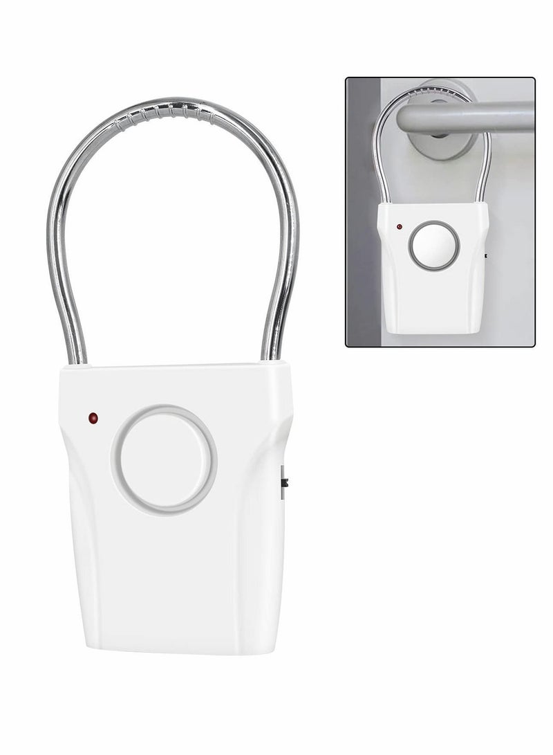 Door Handle Alarm Window Sensor with 120db Audible up to 500 Ft (150M) Touching Vibration Triggered Security for Travel Hotel Apartment Home - Image 1