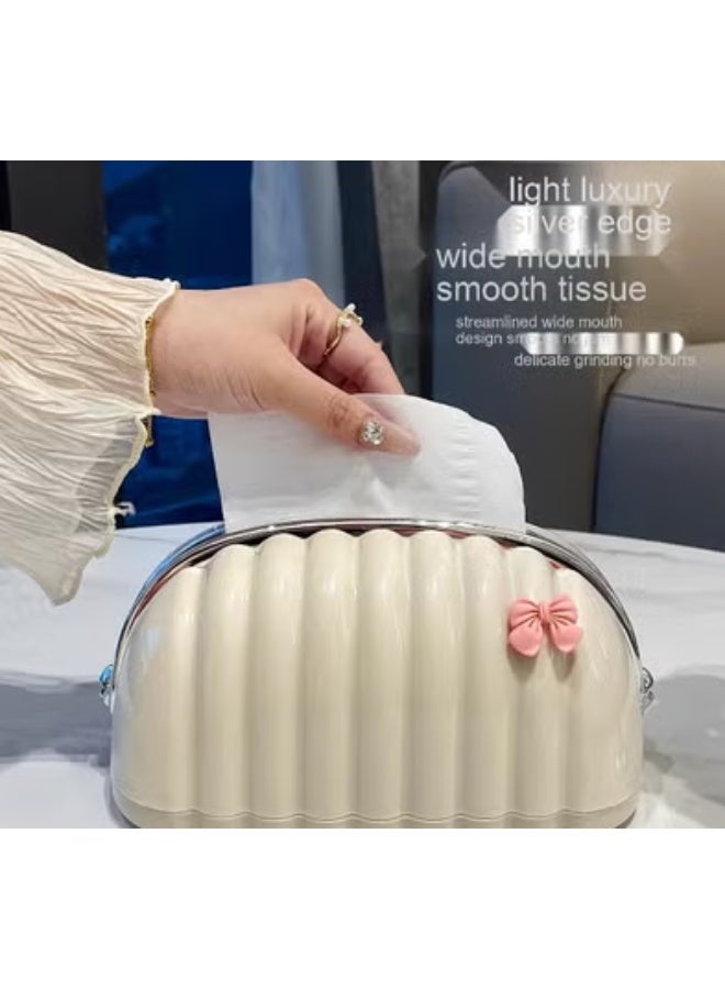 Fluffy Cloud Tissue Box for Living Room - Stylish and Aesthetic Design for Home Use