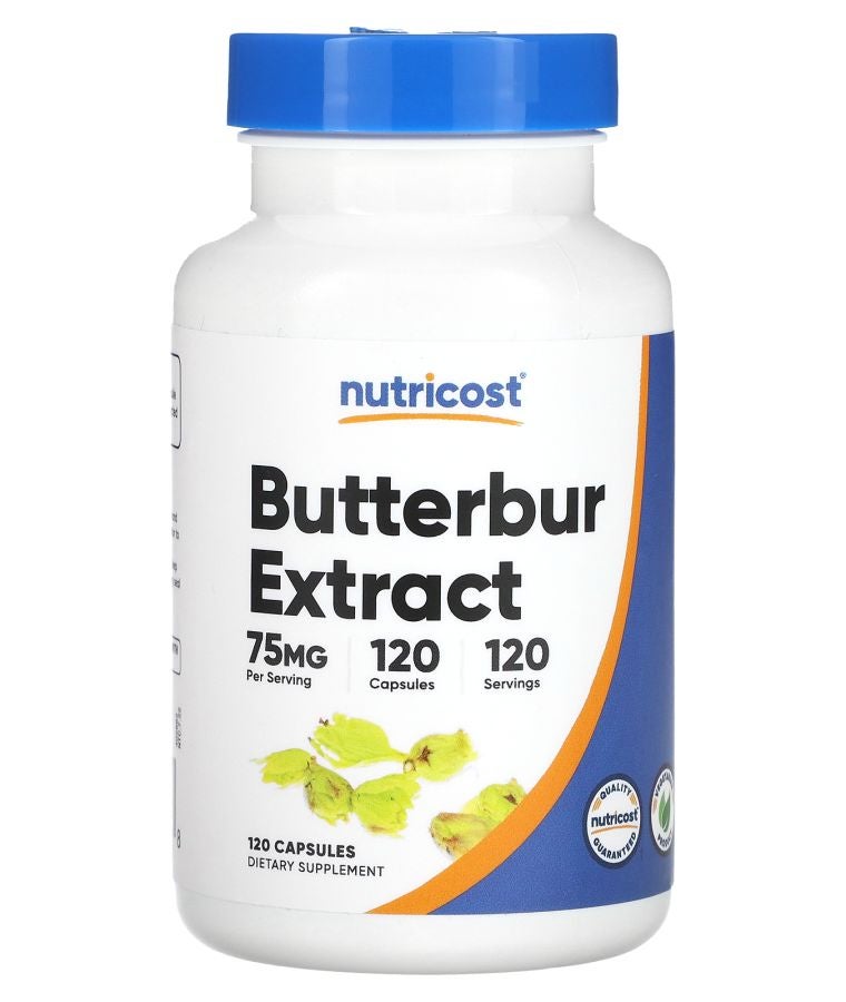 Butterbur Extract 75 mg 120 Capsules