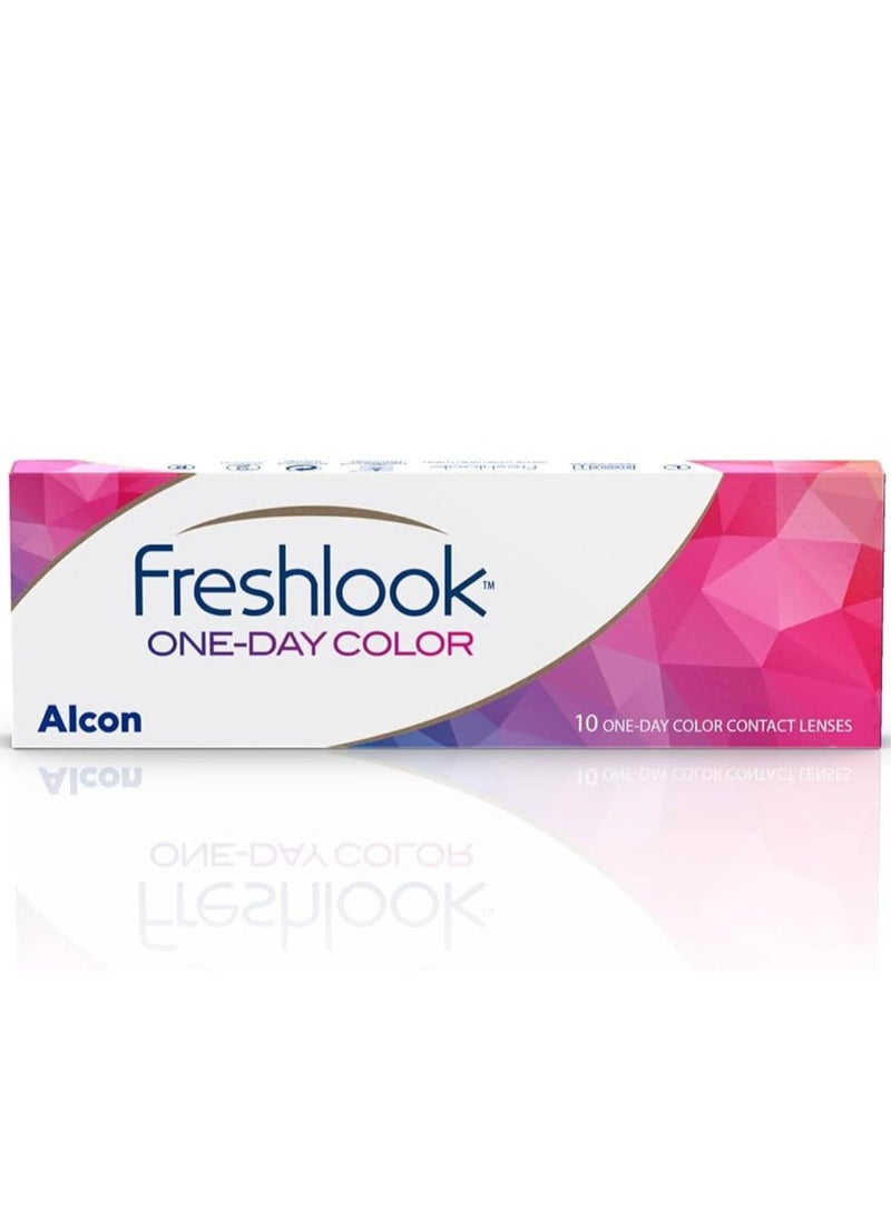 Fresh Lock one day color Lenses Played From 10pcs Attractive Hazelnut colour For Single Use Without Force Correction