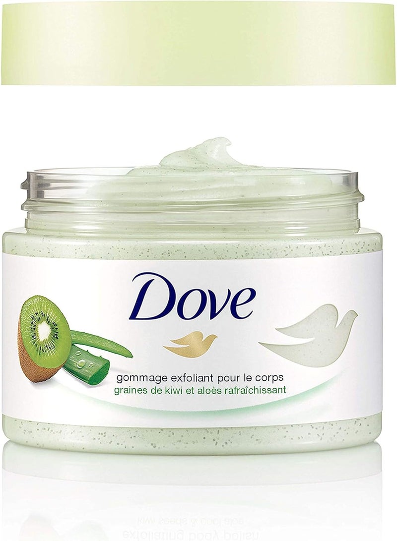دوف مقشر الجسم ببذور الكيوي والصبار المنعش 298 جرام - Image 2