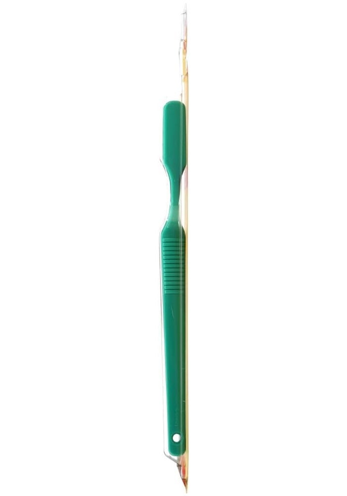 Fuchs Pure Natural Bristle Record V Adult Medium Toothbrush - 5 Pack - Image 4