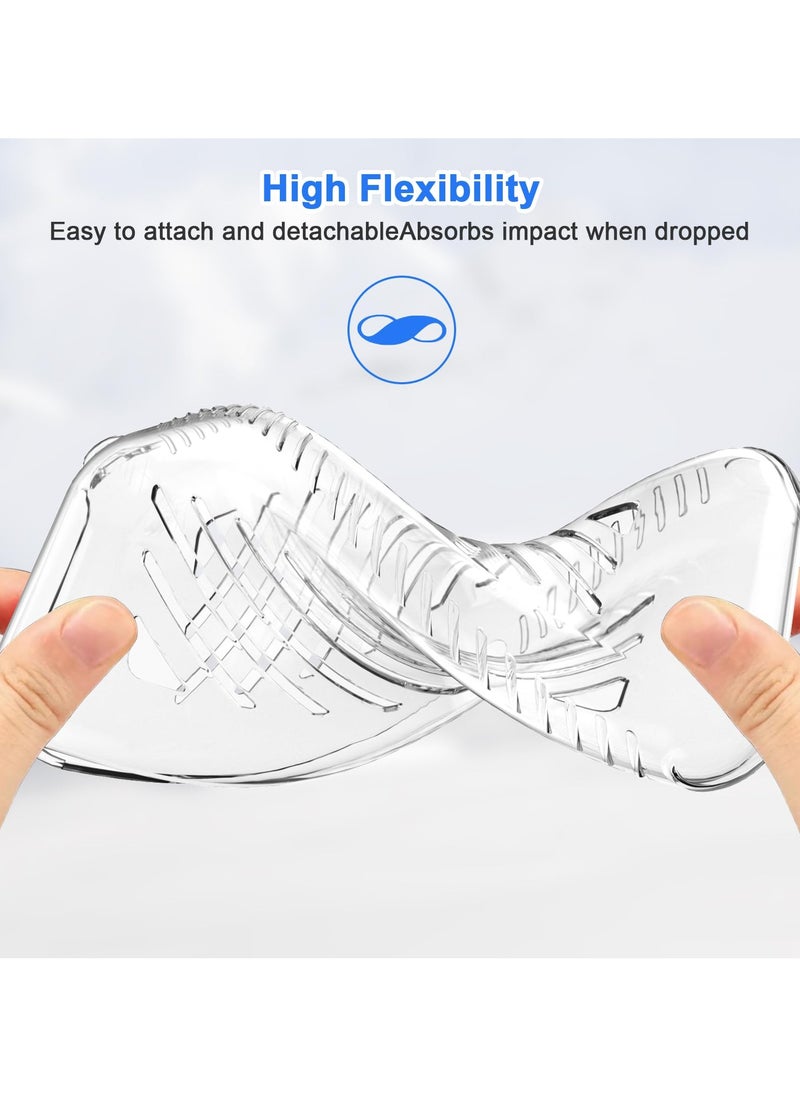 SYOSI - Battery Case TPU Soft, Fit for Apple Vision Pro,  Protector for Vision Pro Battery Impact & Scratch Resistant Anti-Slip Battery Cover Skin for Apple Vision Pro Accessories with Carry Hole (Clear) - Image 1