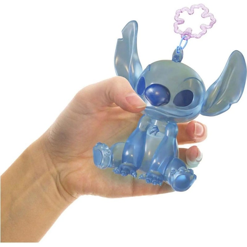 Eolo - Stitch Squishy Friends 12 cm with Keychain - Translucent - SQT902ST-1 - Image 2