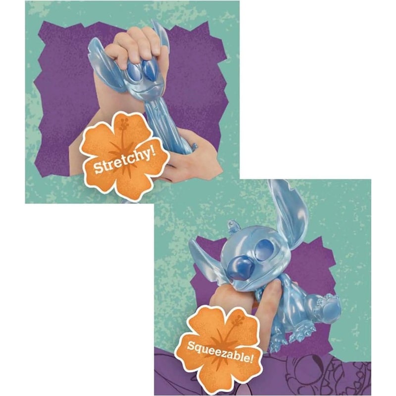 Eolo - Stitch Squishy Friends 12 cm with Keychain - Translucent - SQT902ST-1 - Image 3