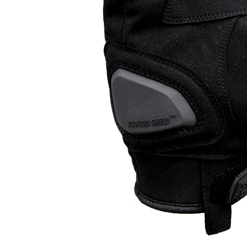 Raida Drift Motorcycle Riding Gloves | Scaphoid Shieldã¢€ž¢ Palm Slider | 3D Air Mesh | Smartphone Touchscreen Compatibility (M, Black), Cycling, Spandex - Image 4
