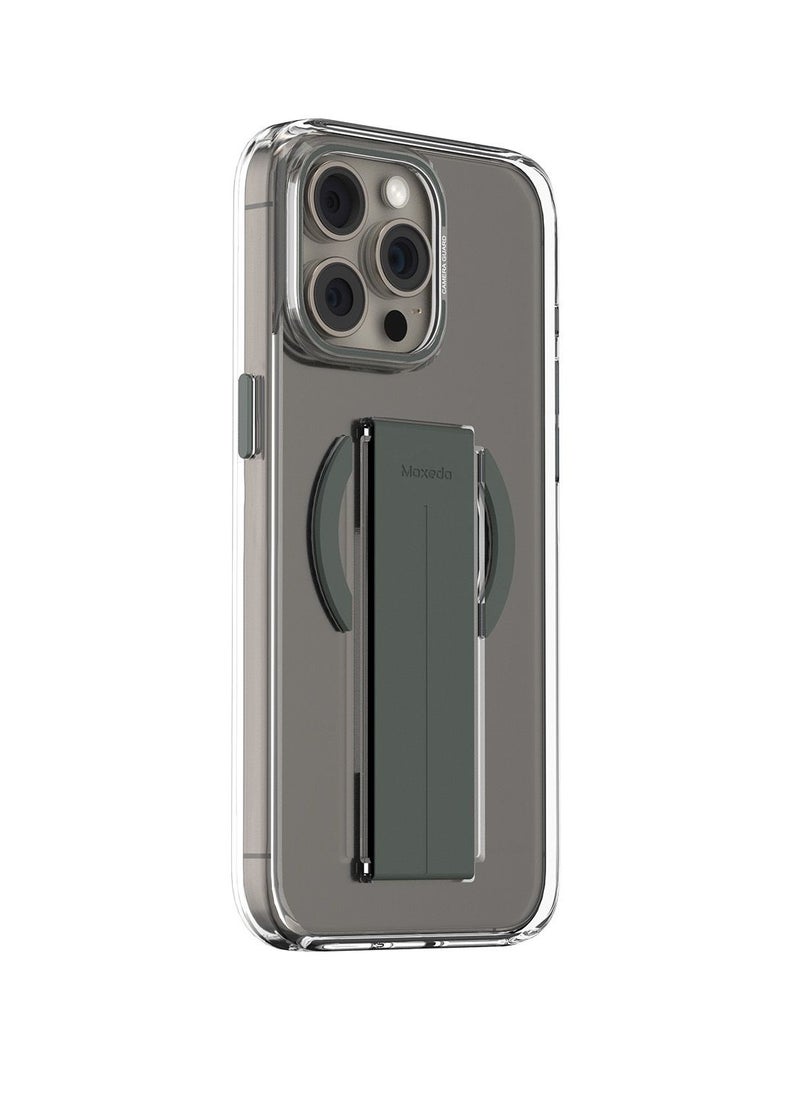 Moxedo Moxedo Magnetic Protective Case Scratch Resistant Drop Protection Magsafe Technology Compatible for iPhone 15 Pro 6.1 inch - Grey  - Image 1