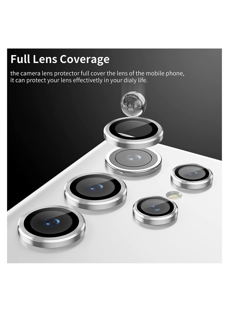 ELTRAZONE Camera Lens Protector Compatible with Samsung Galaxy S22 Ultra (2022), Scratch-Resistant Ultra-Thin Tempered Glass with Aluminum Edge - Image 3