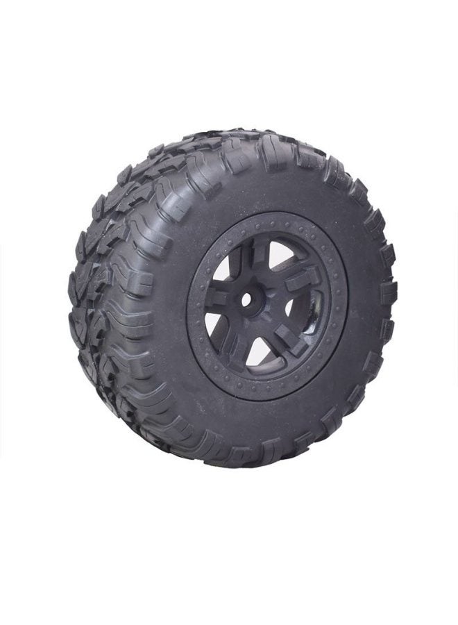 RC1:10 Short Truck Tire Huanqi 727 Prosperous Tang Thunder Magic Dhk8135 All-terrain Street Running Mountain Rat Wasteland Tire K1-Color:108mmd Type 1 Piece  - Image 1