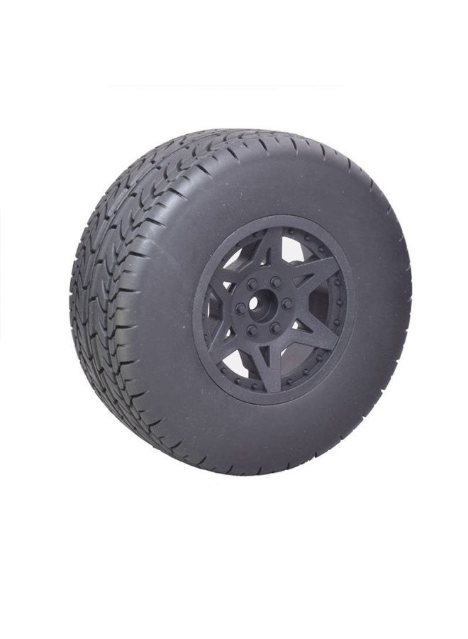RC1:10 Short Truck Tire Huanqi 727 Prosperous Tang Thunder Magic Dhk8135 All-terrain Street Running Mountain Rat Wasteland Tire K1-Color:108mmd Type 1 Piece  - Image 2