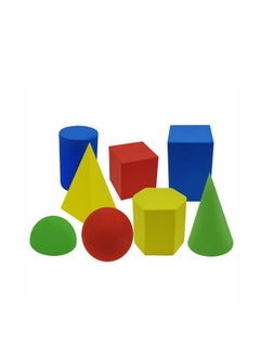 Sadaf 8-Piece Geometric Shape Sponges Assortec Colours  - Image 2