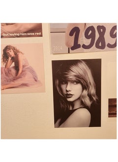 General 13pcsTaylor Swift Taylor ملصق حائط عتيق لتزيين جدار الغرفة ملصق إضافي لغرفة النوم خلفية ملصق  - Image 5